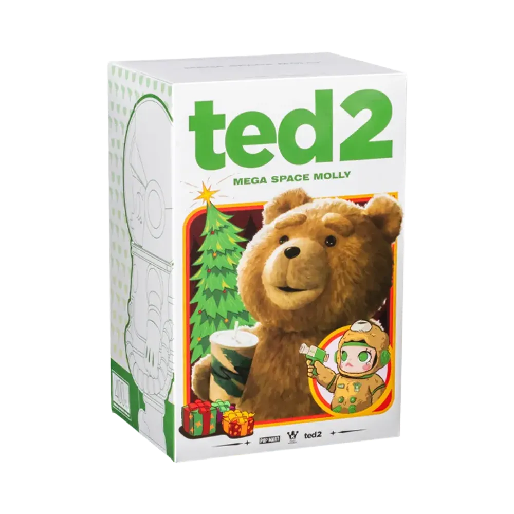 POP MART "MEGA COLLECTIONS" 400% SPACE MOLLY Ted 2