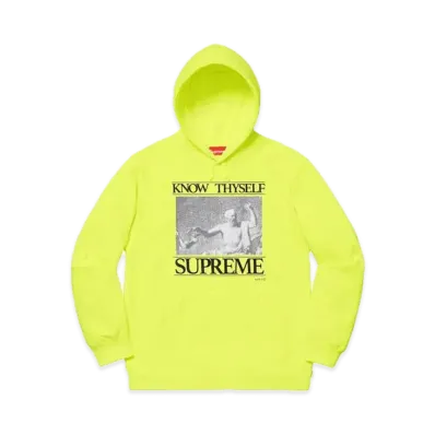 Supreme Know Thyself Hooded Sweatshirt "Bright Yellow"
