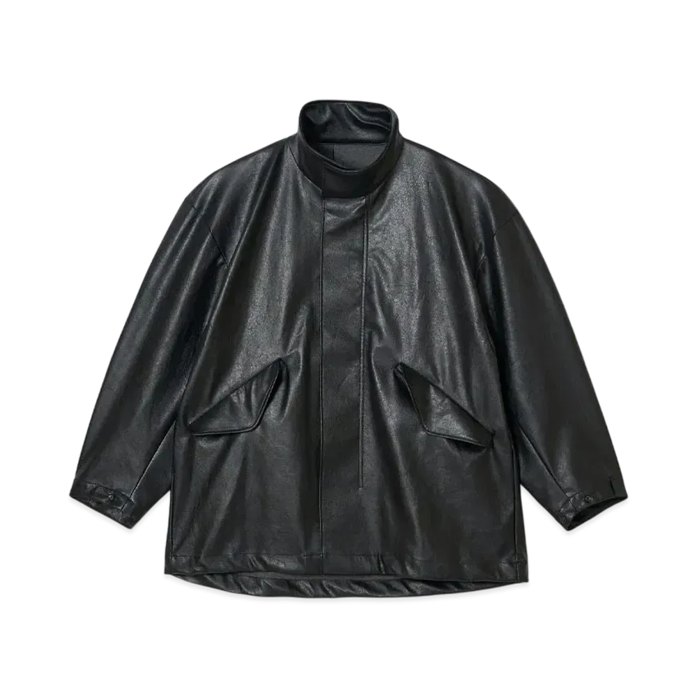 N.HOOLYWOOD Stand Collar Coat "Black"