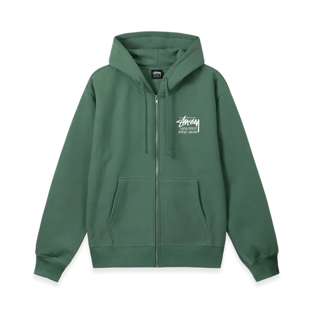 Stussy Stock DSM London Zip Hoodie 2022 "Green"