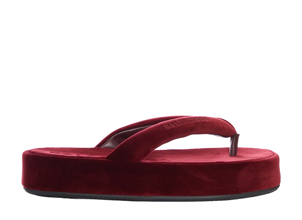 BALENCIAGA Women's Jet Lag Thong "Red"