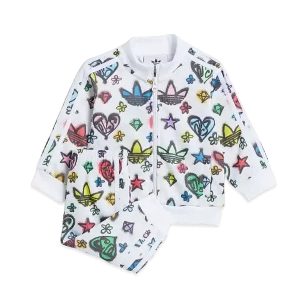 adidas JEREMY SCOTT Monogram Tracksuit "White"