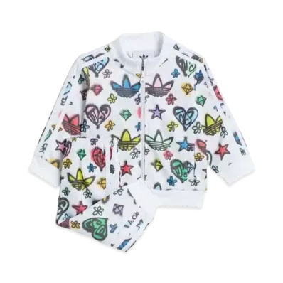 adidas JEREMY SCOTT Monogram Tracksuit "White"