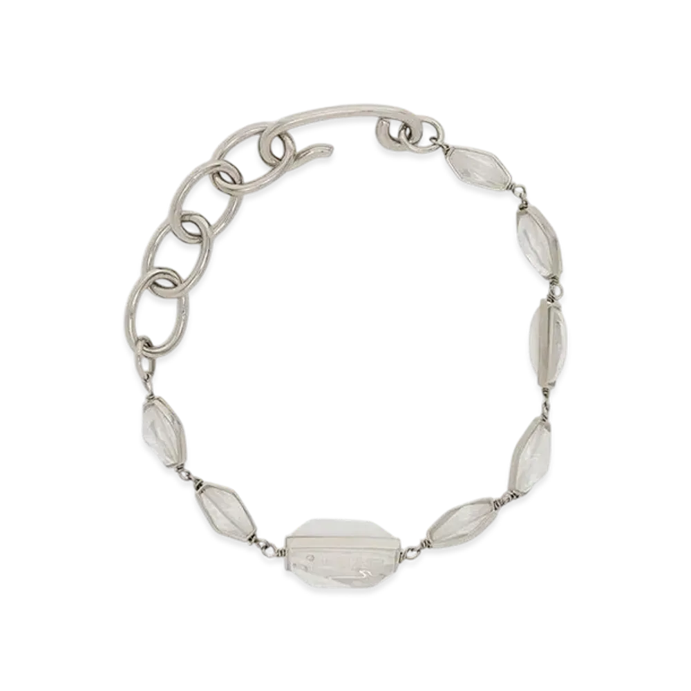 Jil Sander Bracelet "Silver Crystal"