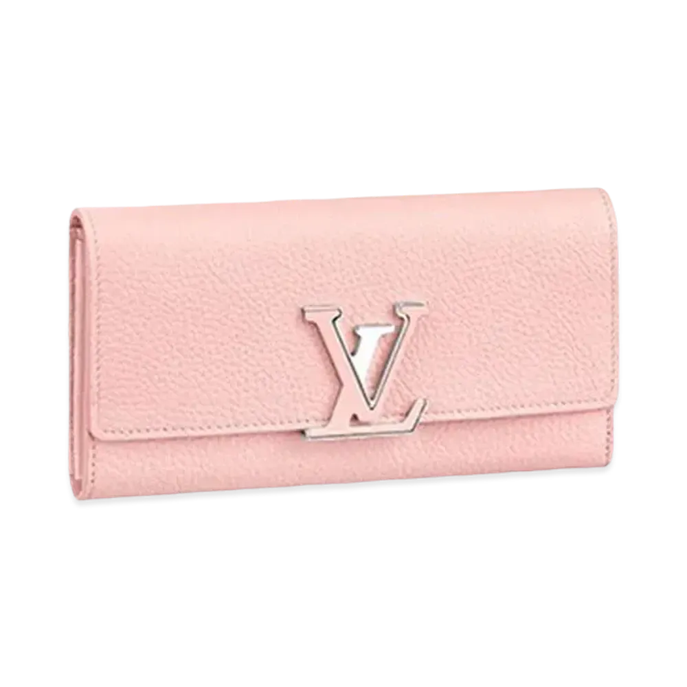 Louis Vuitton Capucines Wallet Taurillon Leather "Magnolia"