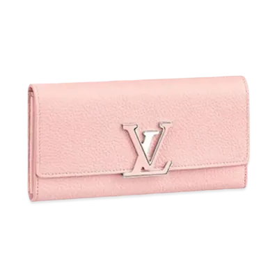 Louis Vuitton Capucines Wallet Taurillon Leather "Magnolia"