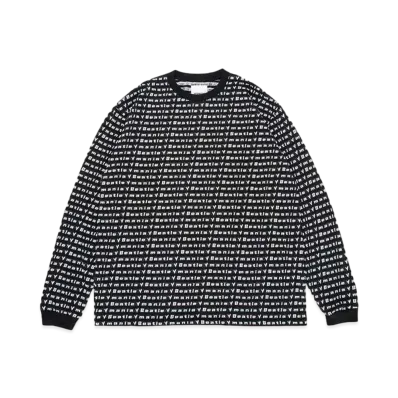 BOW WOW BEATLE MANIA LOVE JACQUARD LS "BLACK"