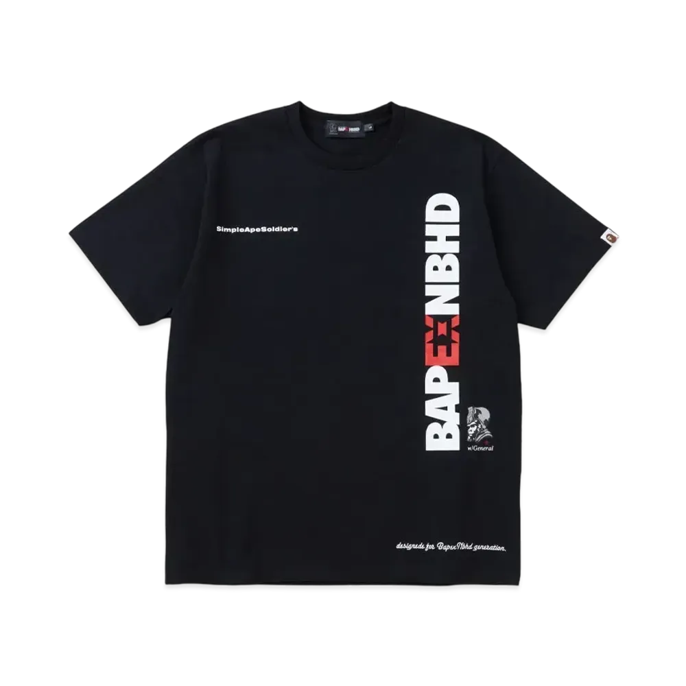 NEIGHBORHOOD x A BATHING APE Tee #1 "Black"
