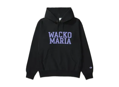 WACKO MARIA x Champion Reverse Weave Hooded Sweat Shirt "Black"