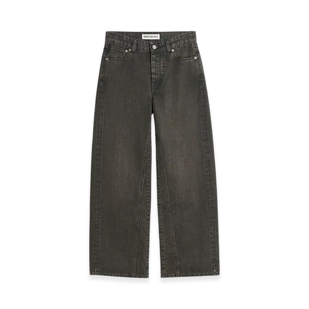 OUR LEGACY Women's Treble Cut "Black Coated Wash"