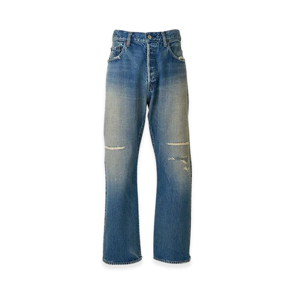HYSTERIC GLAMOUR AAR Processing Straight Denim Pants "Dark Indigo Blue"