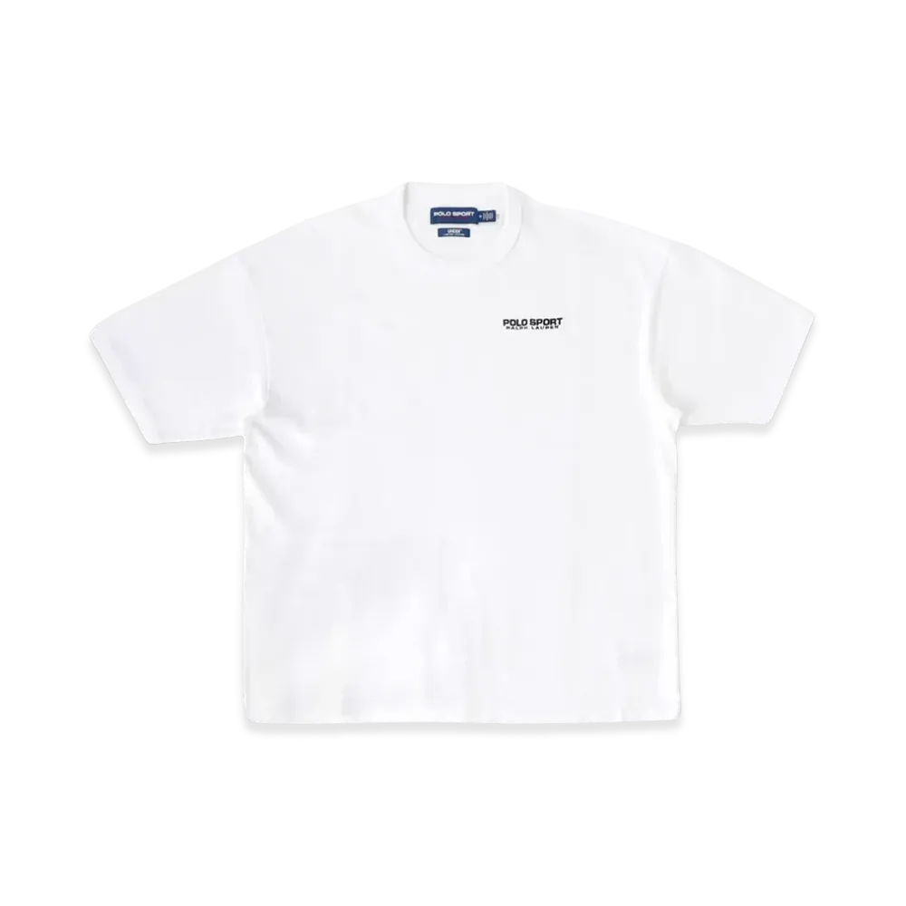 Ron Herman UNDER R x POLO SPORT Logo Jersey Tee "White"