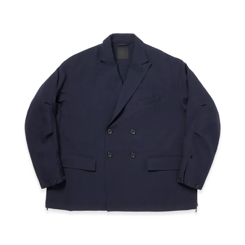 DAIWA PIER39 Women's Tech Double-Breasted Jacket "Navy"