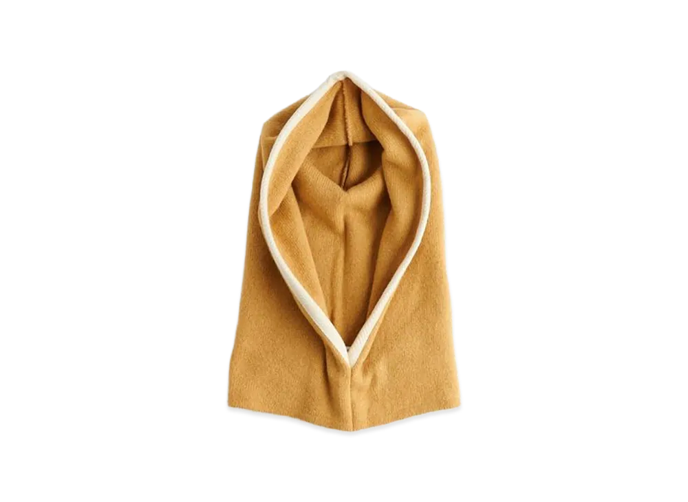 KIJIMA TAKAYUKI Alpaca Wool Knit Hood "Mustard"