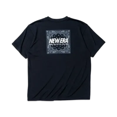 NEW ERA Performance Apparel Short Sleeve Tech T-Shirt Paisley Regular Fit "Black"