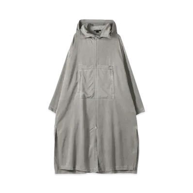 Yohji Yamamoto Y's RY/CU KERSEY PIGMENT DYE U-ANORAK C "Gray"