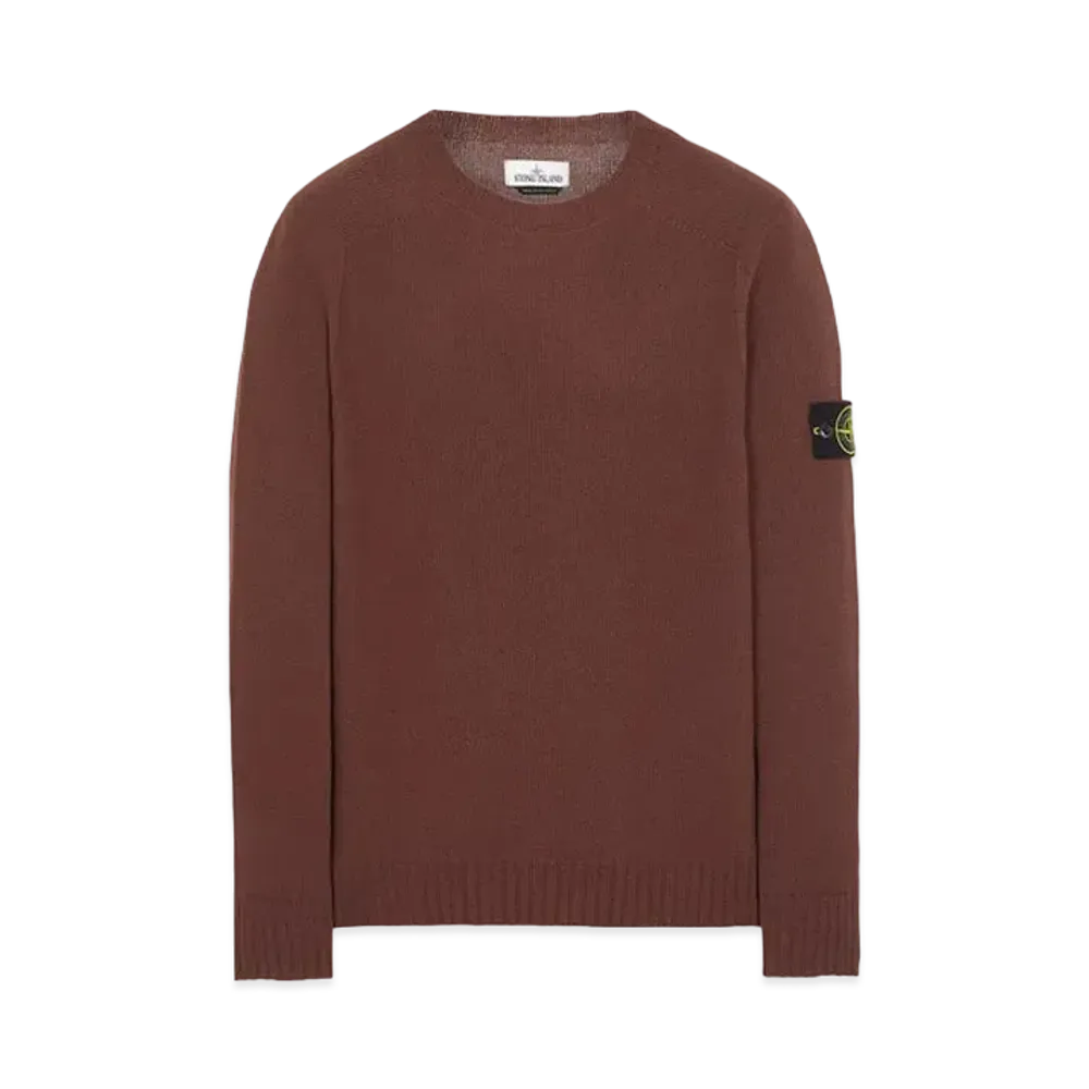 Stone Island 505A3 LAMBSWOOL "Mahogany Brown"
