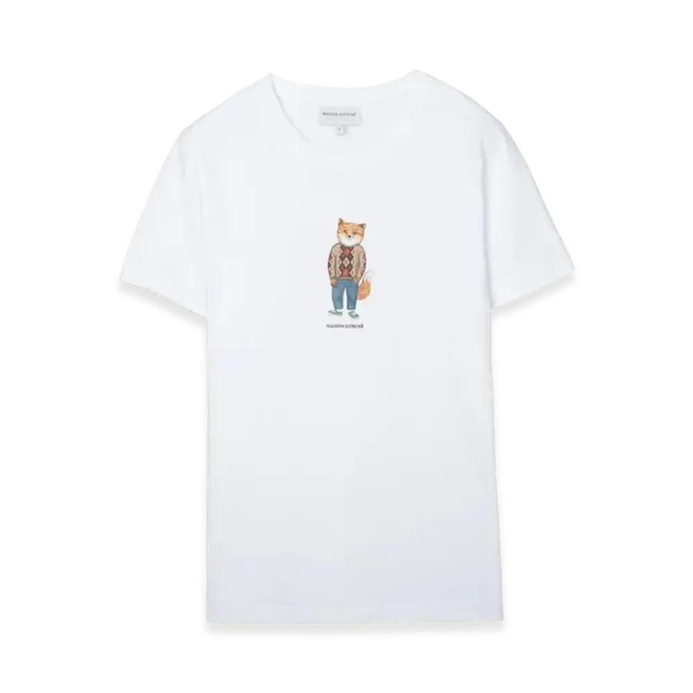 Maison Kitsune Dressed Fox Regular T-Shirt "White"