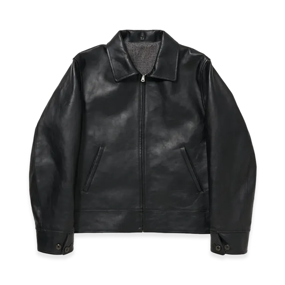 T.T Taiga Takahashi LOT.802 Cossack Leather Jacket "Black"