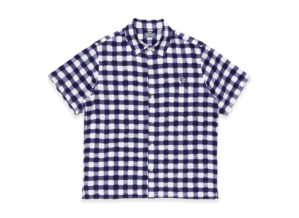 HUMAN MADE Ningensei Kusakizome Shirt "Navy"