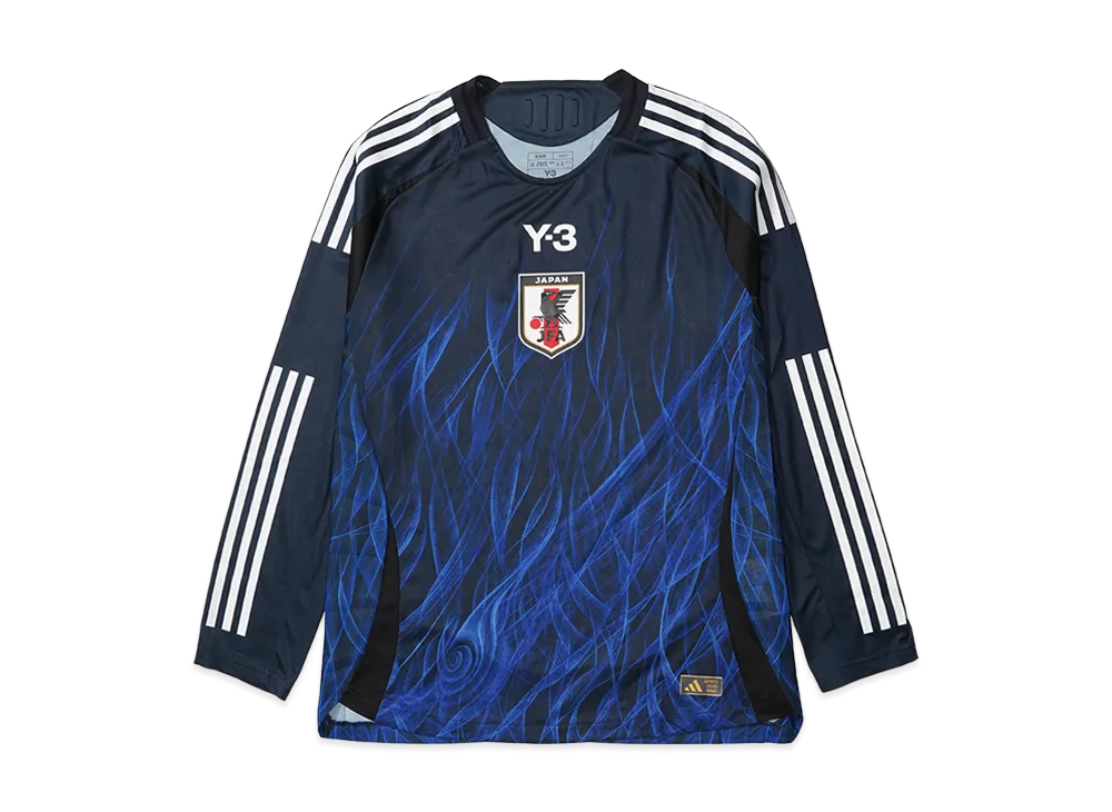 adidas Y-3 Japan National Football Team 2024 Home Authentic Long Sleeve Jersey "Legend Ink"