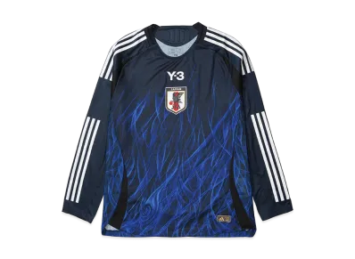 adidas Y-3 Japan National Football Team 2024 Home Authentic Long Sleeve Jersey "Legend Ink"