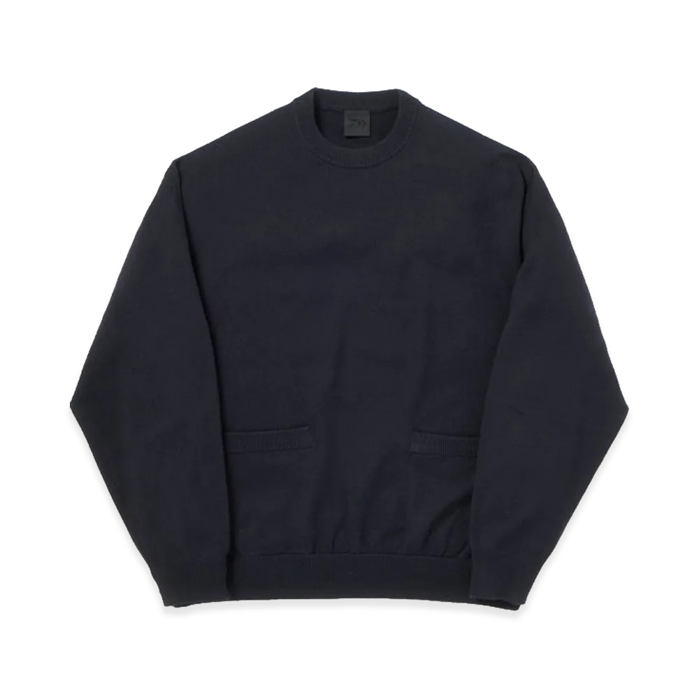 DAIWA PIER39 Tech Knit Crew L/S Brewed Protein "Navy"