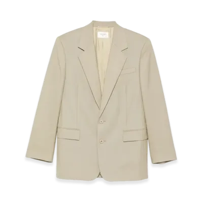 Saint Laurent Women's Outerwear "Beige"