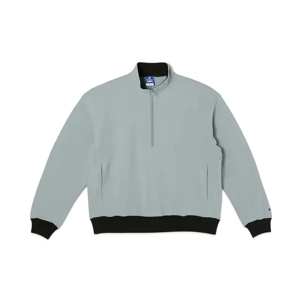 Champion x N.HOOLYWOOD Half Zip Sweatshirt "Light Blue"