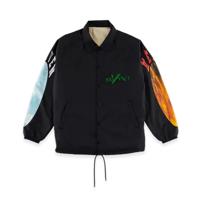 SAINT Mxxxxxx VLONE Coach Jacket Skull "Black"