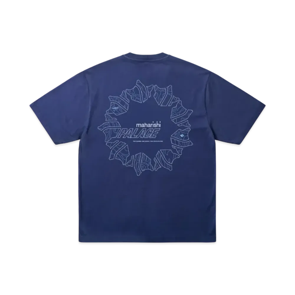 PALACE x MAHARISHI Templea Star T-Shirt "Blue"