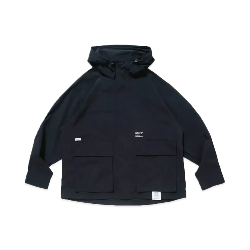 WTAPS Plateau / LS / Poly. Taffeta Fortless "Black"