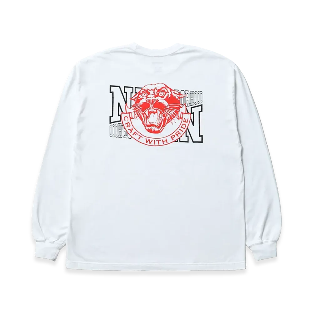 NEIGHBORHOOD NH 252 Spot . Tee LS-2 "White"