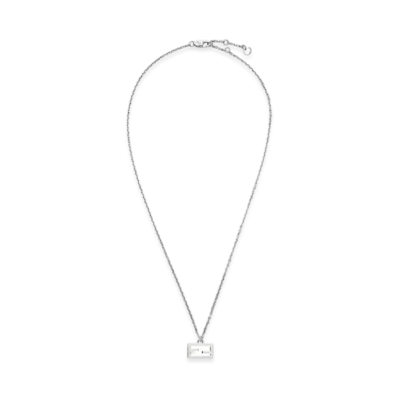 FENDI Baguette Necklace "Silver"