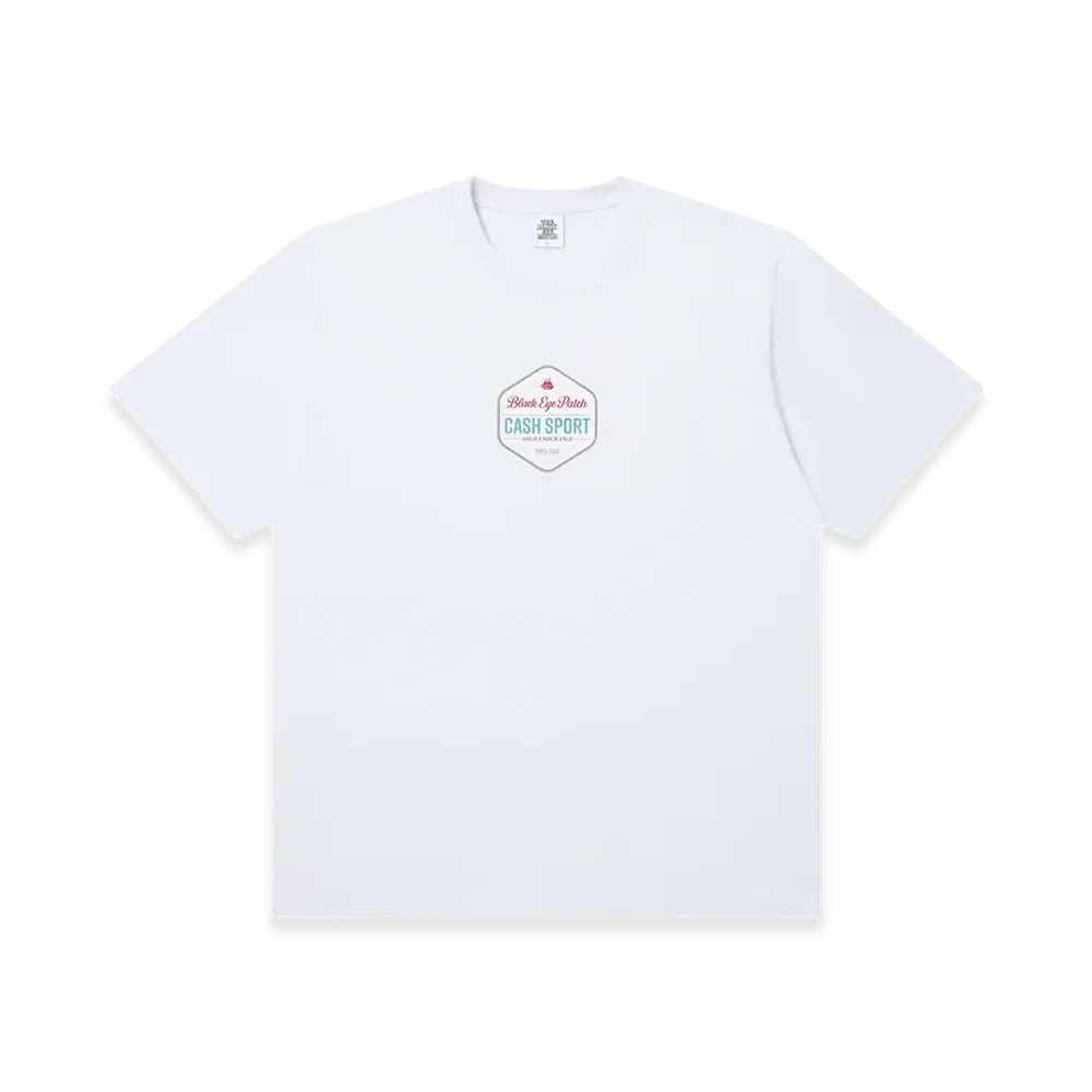 BlackEyePatch Cash Sport Label Tee "White"