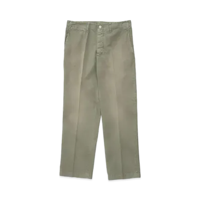 visvim Field Chino Pants Dmgd "Light Green"