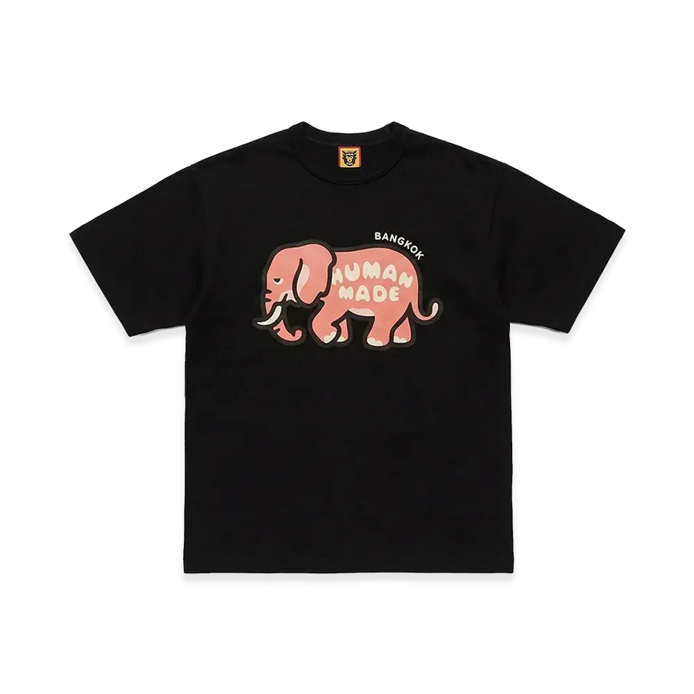 HUMAN MADE Bangkok Animal Graphic T-Shirt "Black"