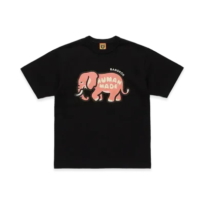 HUMAN MADE Bangkok Animal Graphic T-Shirt "Black"
