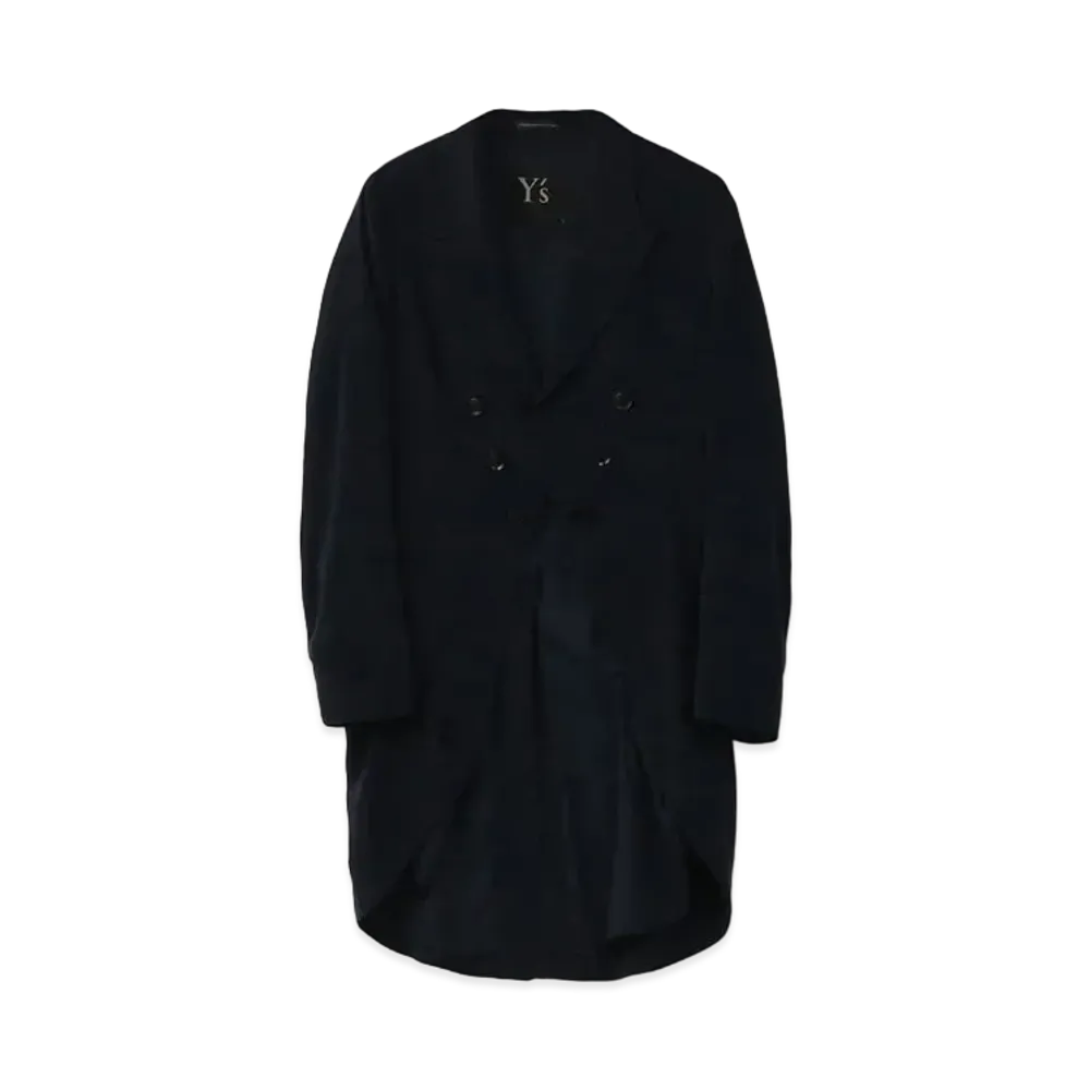 Yohji Yamamoto Y's DECYNE TAILCOAT JACKET "Navy"