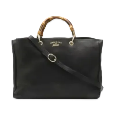 GUCCI GG Marmont Bamboo Shopper "Black"