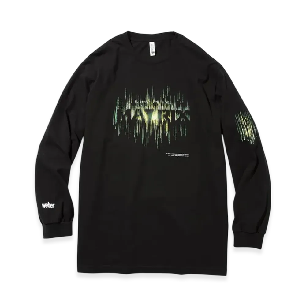 Weber x The Matrix Resurrections L Long Sleeve T Shirt "Black"