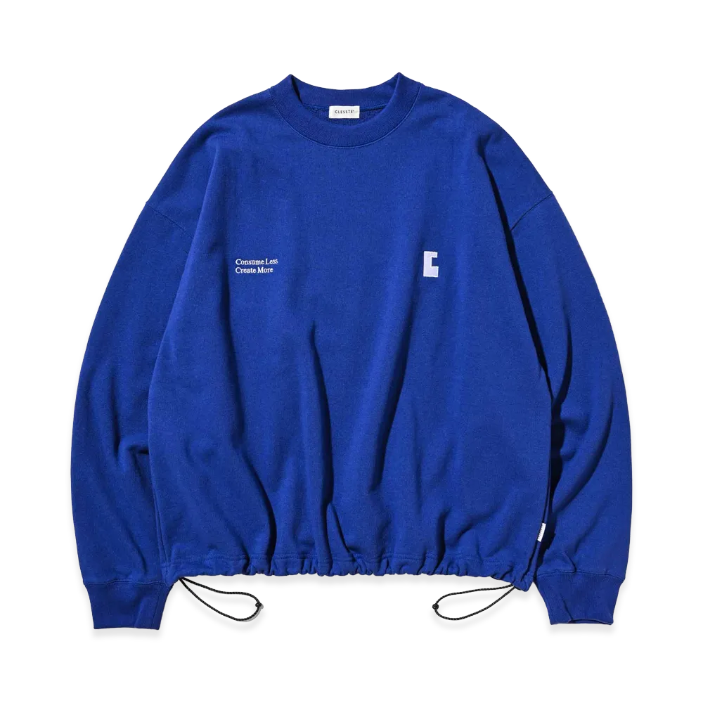 CLESSTE "C x Concept" Sweatshirt With Drawstrings "Blue"