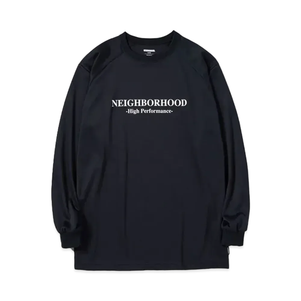 NEIGHBORHOOD TECH / E-CREW . LS "Black"