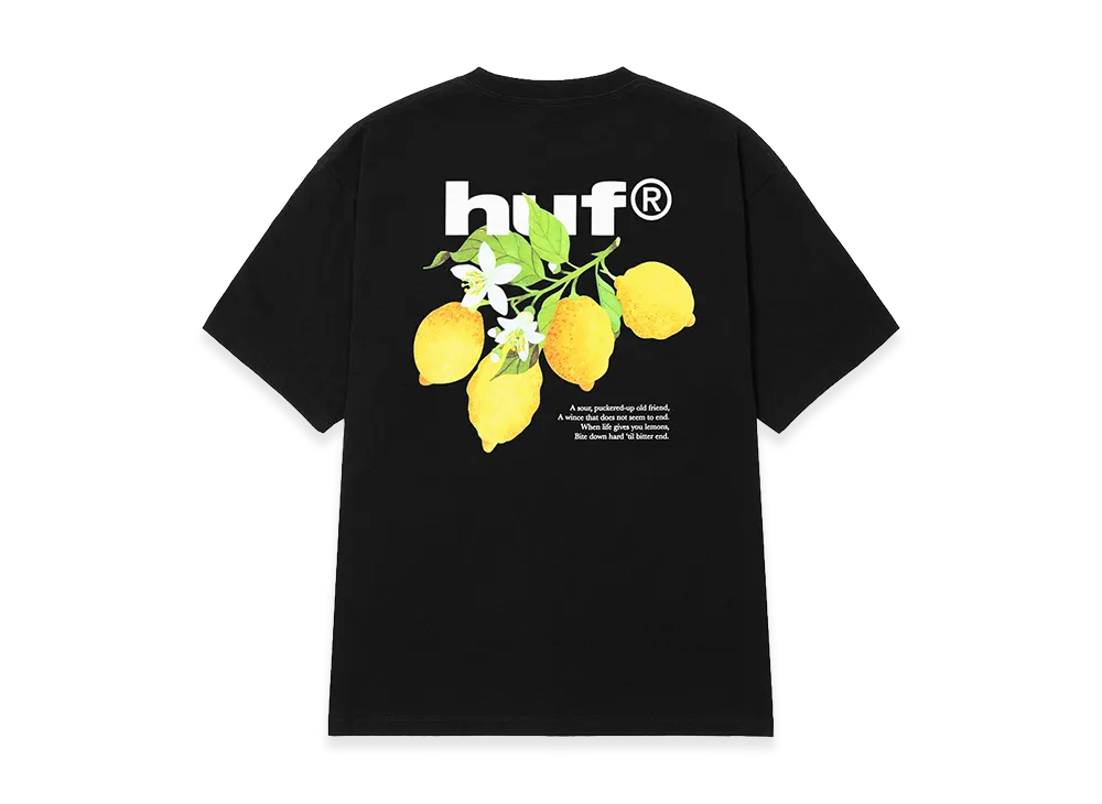 HUF Sour Lemon Tee "Black"