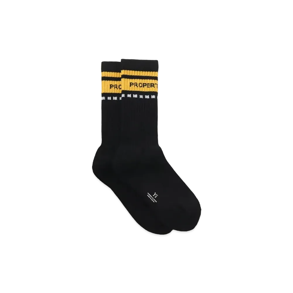 Yohji Yamamoto Y's COTTON JQ SPORTY SOCKS "Yellow"
