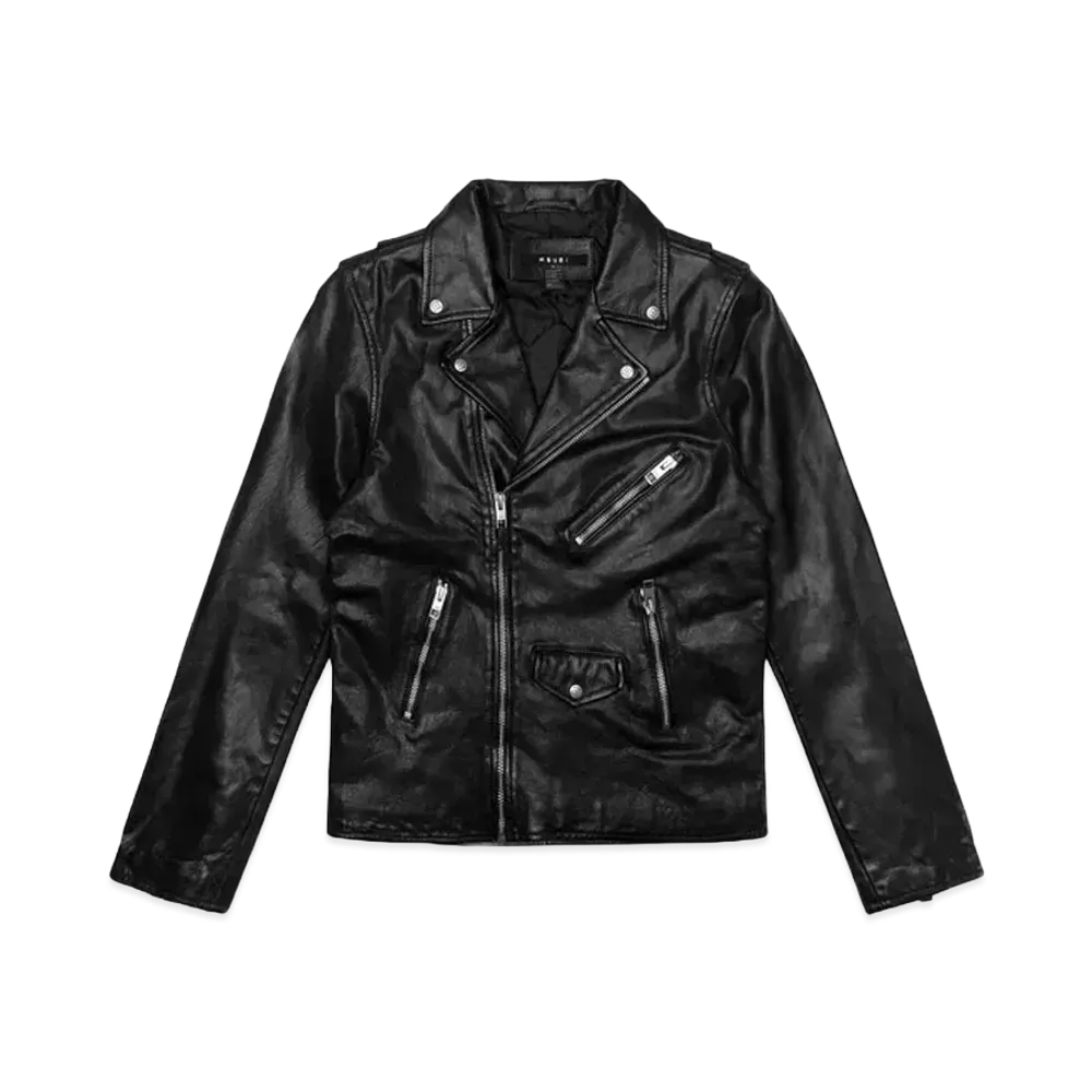 KSUBI Capitol Leather Jacket Black "Black"