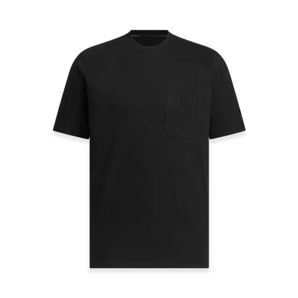 adidas Premium Regular Fit Stretch Cotton Short Sleeve T-Shirt "Black"