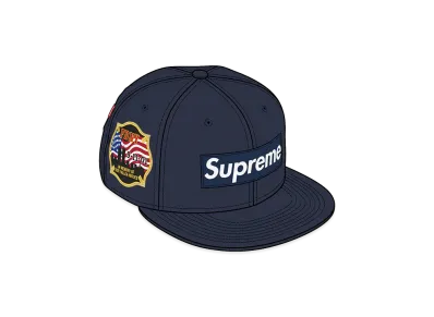 Supreme x FDNY Box Logo New Era "Navy"