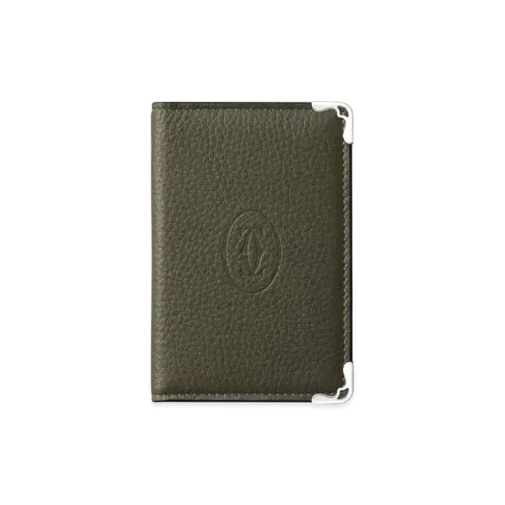 Cartier Four-Card Holder, Must de Cartier "Khaki"