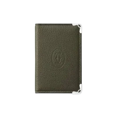 Cartier Four-Card Holder, Must de Cartier "Khaki"